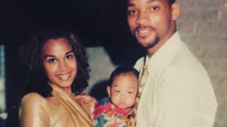 Sheree and will smith with their son